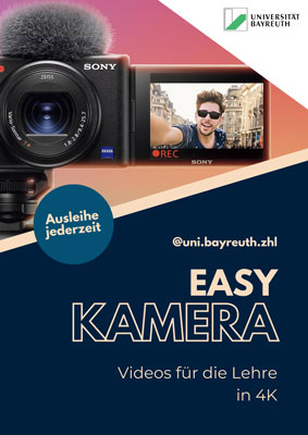 die Sony ZV1 ist eine einfach zu bedienende Allround_Kamera mit 4K Videoqualität für alle Formen von Aufnahmen in Lehrprojekten